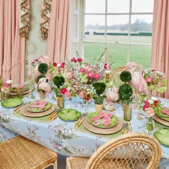 Valérie Green & Pink Placemats (Set of 4)