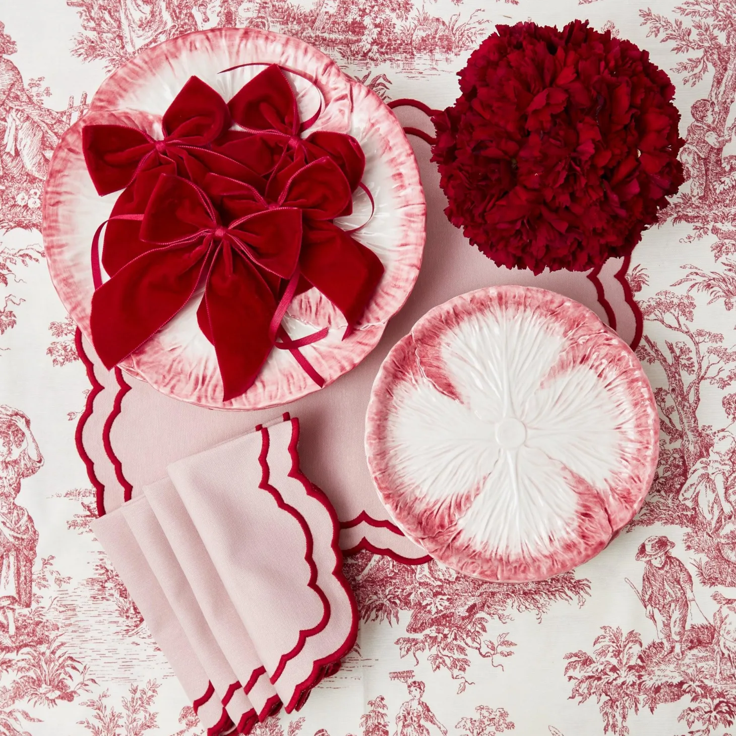 Valérie Pink Napkins (Set of 4)