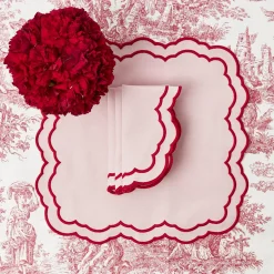 Valérie Pink Napkins (Set of 4)