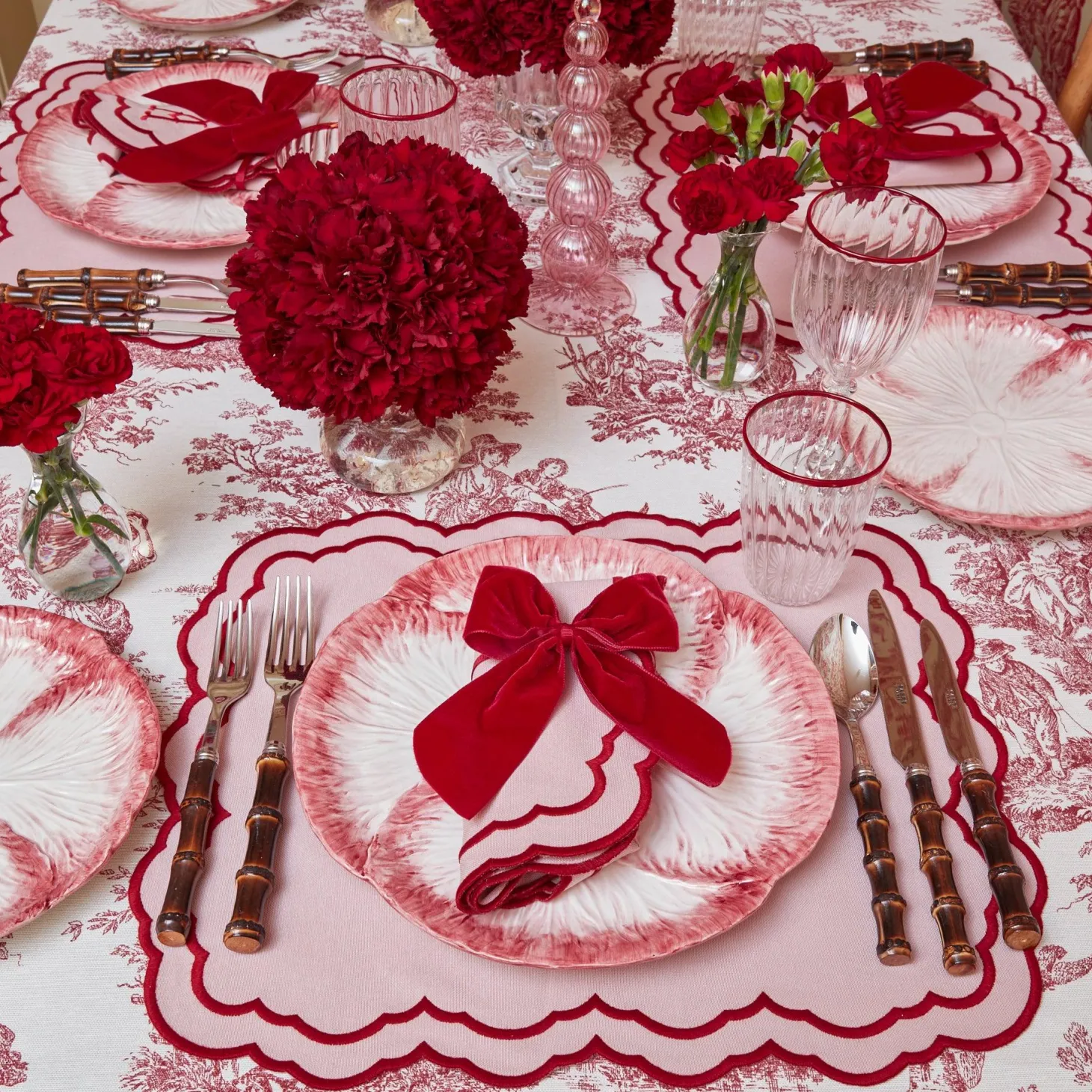 Valérie Pink Napkins (Set of 4)