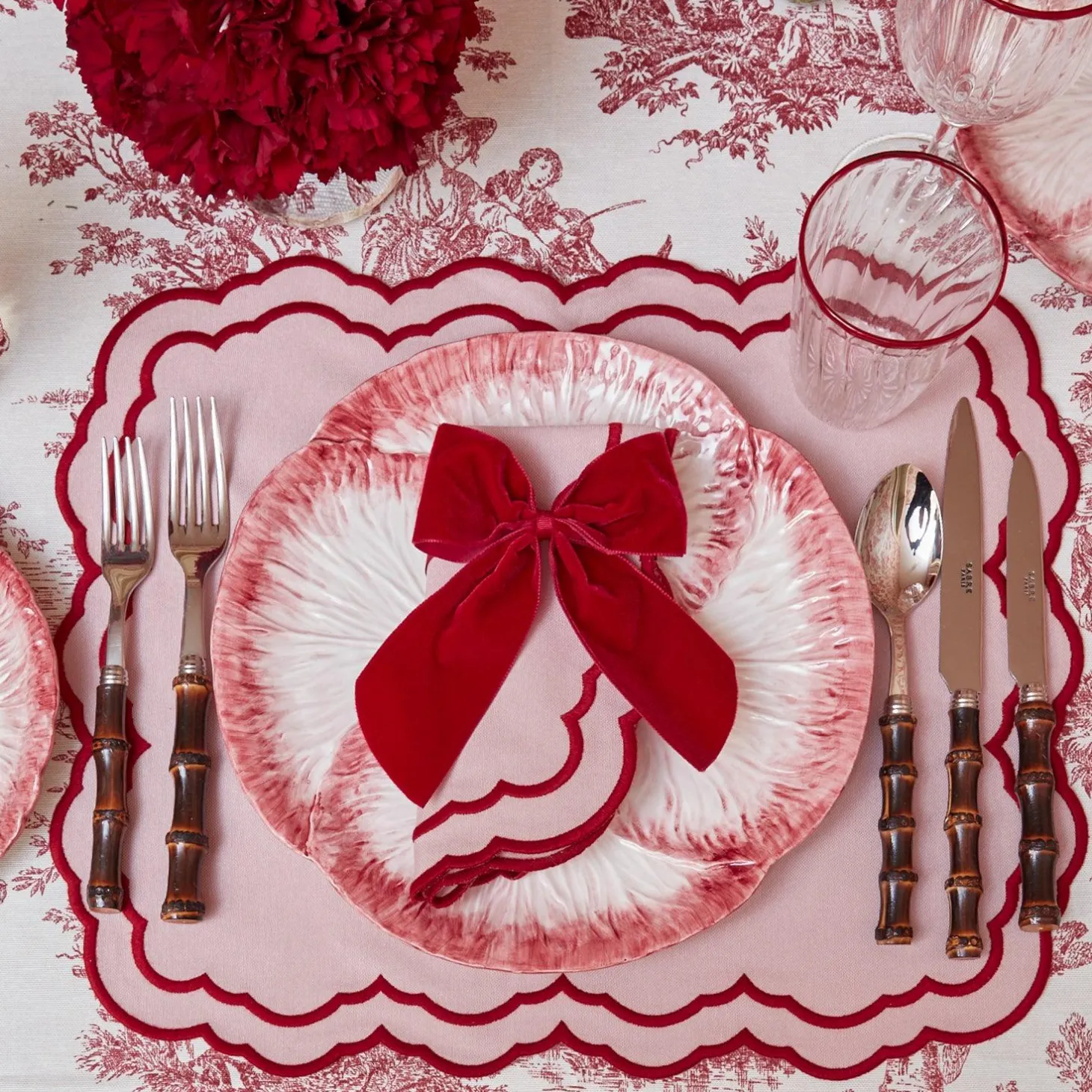 Valérie Pink Napkins (Set of 4)