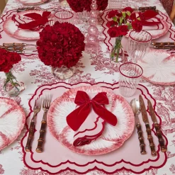 Valérie Pink Placemats & Napkins (Set of 4)