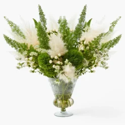 Veronica Engraved Glass Vase