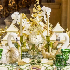White & Gold Pagoda Lantern