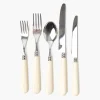 White Ivory Cutlery (5 Piece)