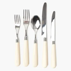 White Ivory Cutlery (5 Piece)