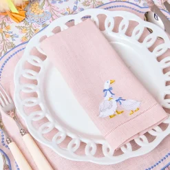 White Lace Dinner Plate