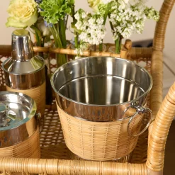 Wicker Champagne Bucket