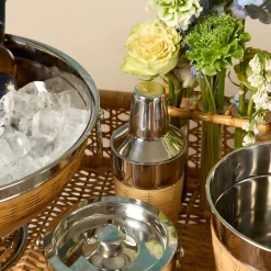 Wicker Cocktail Shaker