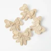 Wicker Napkin Bows (Set of 4)