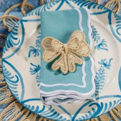 Wicker Napkin Bows (Set of 4)