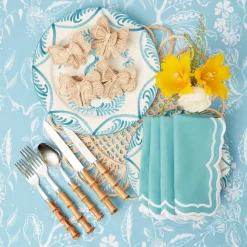Wicker Napkin Bows (Set of 4)