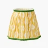Yellow & Green Ikat Lampshade (18cm)